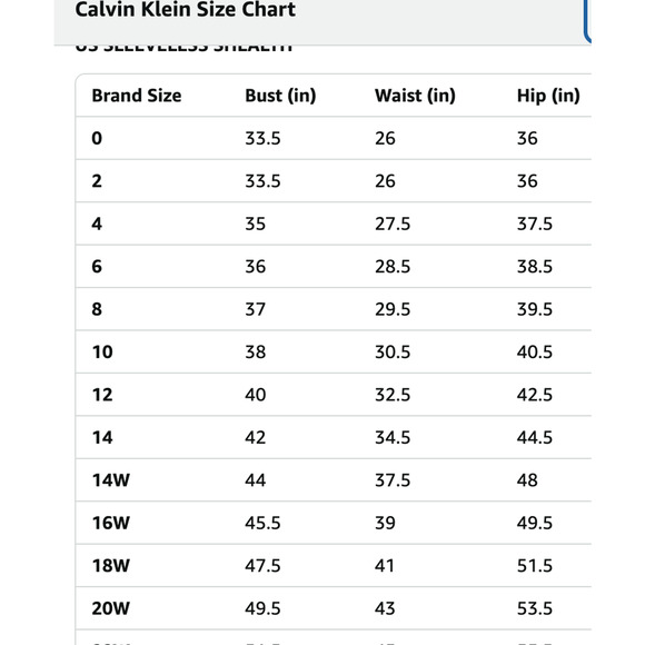 Calvin Klein 18W Plus-Size Denim Sheath Dress Stretchy Jean Bodycon Sleeveless - Picture 9 of 9